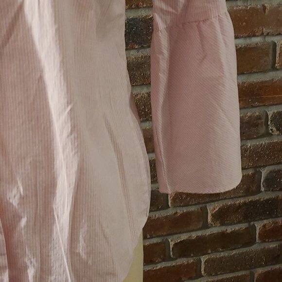 J. CREW Size 4 Pink White Button Up Blouse - Picture 3 of 5